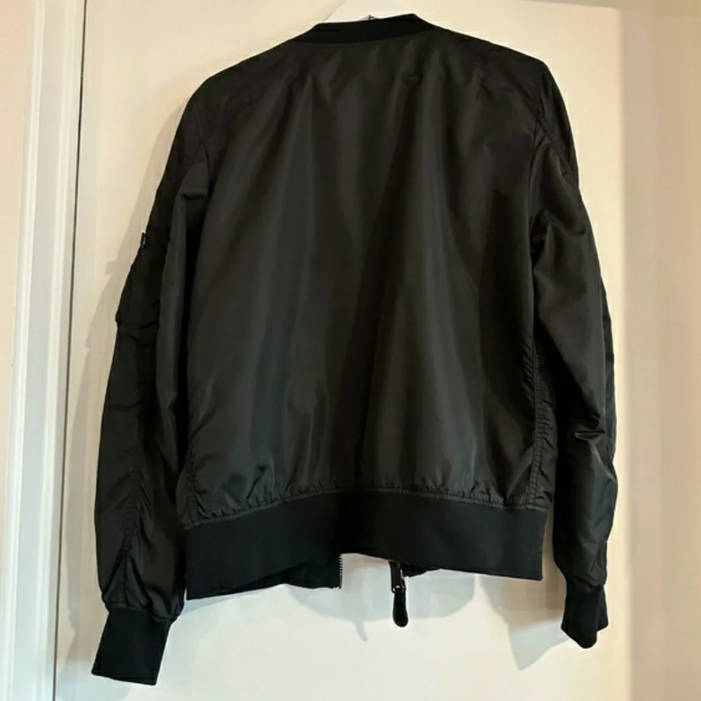 Alpha Industries MA-1 Slim Fit Black Bomber Jacket. Reversible.See Special Offer - Picture 3 of 8